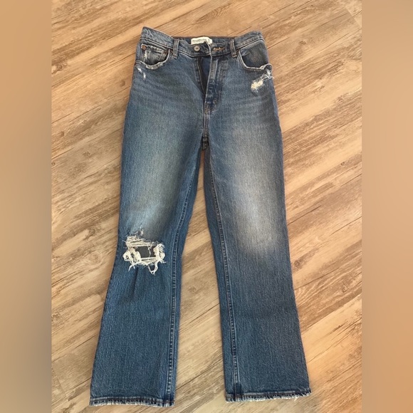 Abercrombie & Fitch high rise kick flare 25 R - Picture 3 of 5